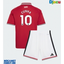 Manchester United Matheus Cunha #10 Domaci Dres za djecu 2026-27 Kratak Rukav (+ Kratke hlače)